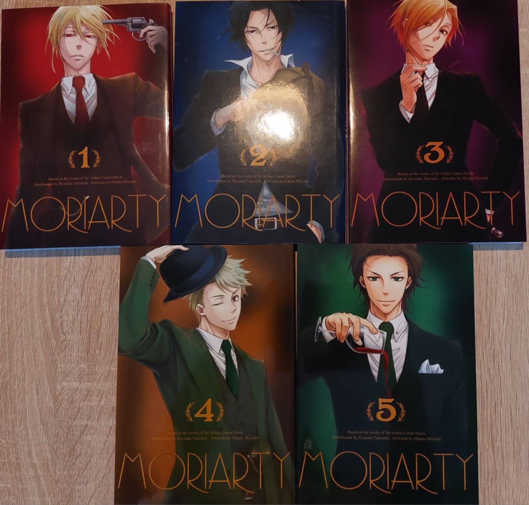 Manga "Moriarty" tom 1-5