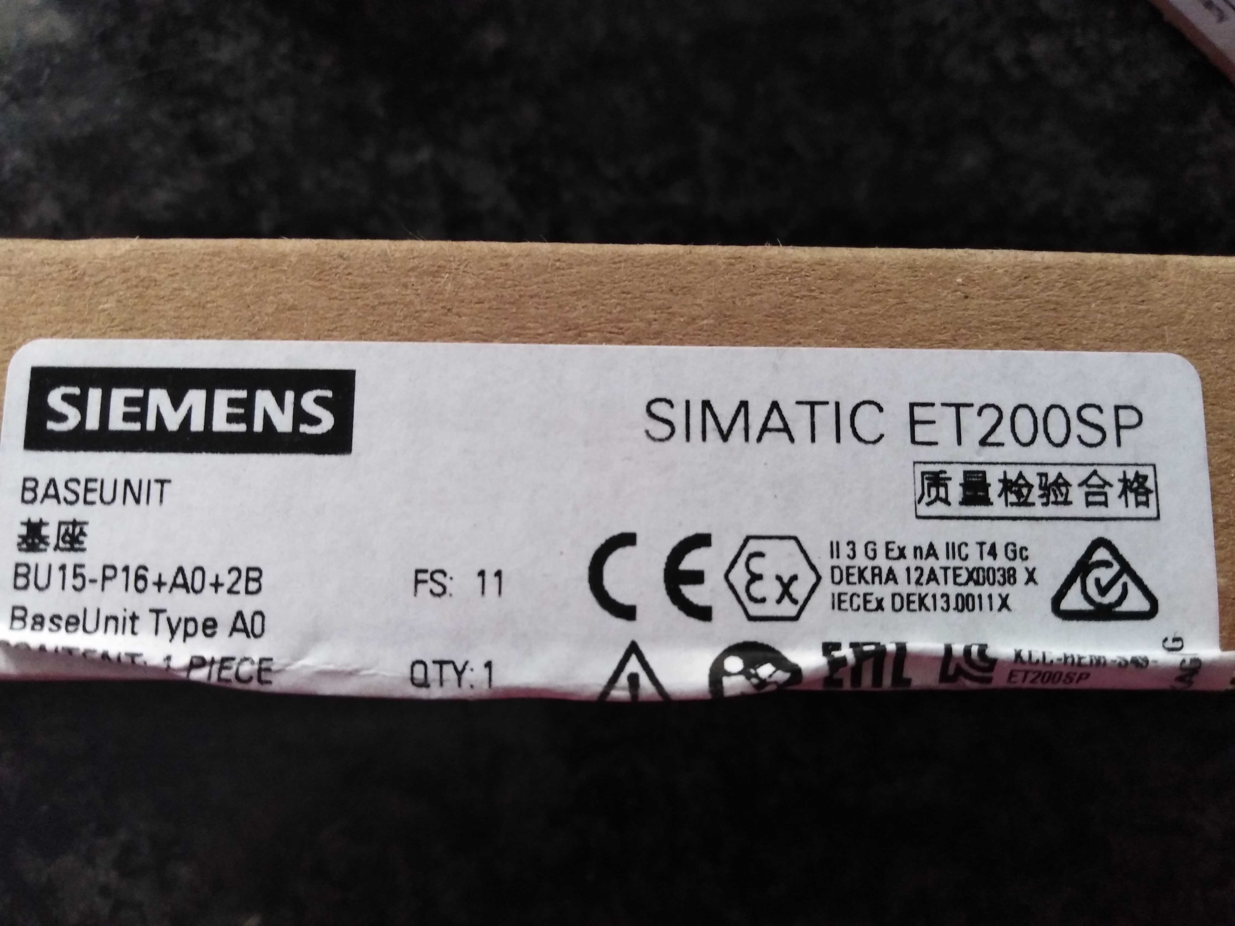 Siemens - Base Unit BU15-P16+A0+2D