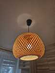 5szt lampa bambusowa sufitowa
