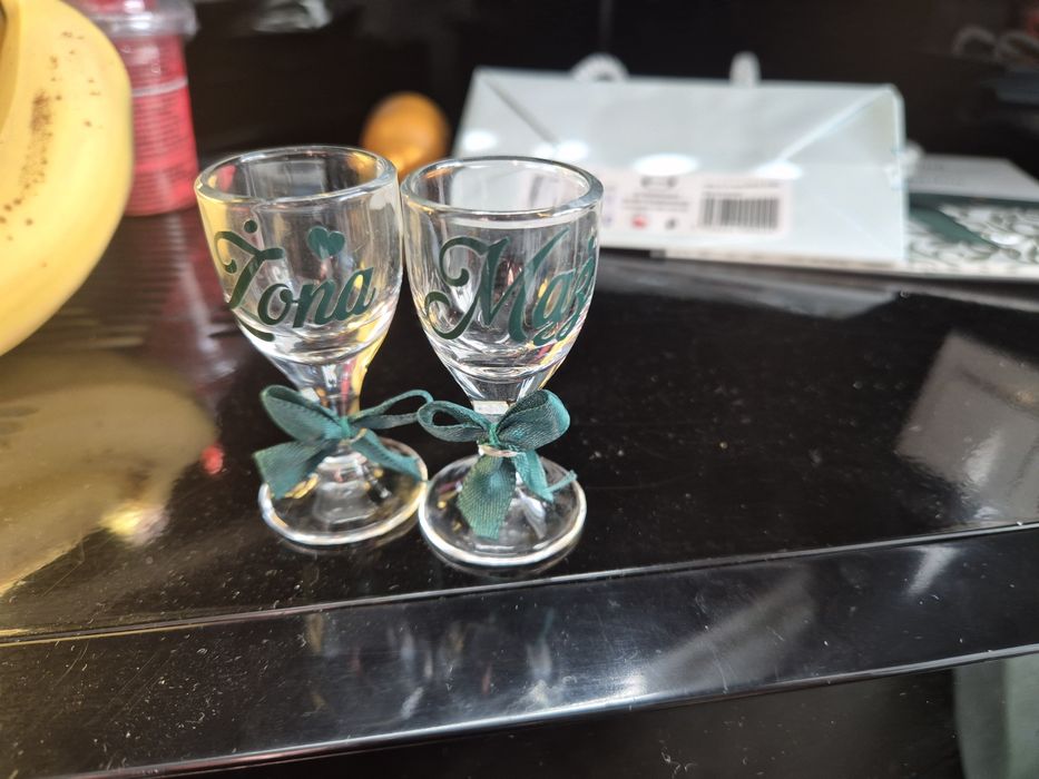 Kieliszki oszukane mąż zona