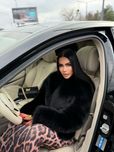 Шуба стильная ,тренд 2024, оверсайз,шуба из финского песца
