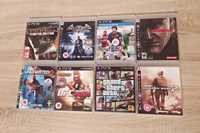 Zestaw gier na Playstation 3  , PS3 , GTA COD Uncharted Fifa