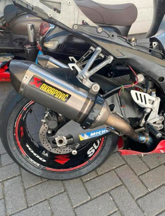 Double Akrapovic Suzuki GSXR1000 2007-2008 прямоток акрапович сузукі