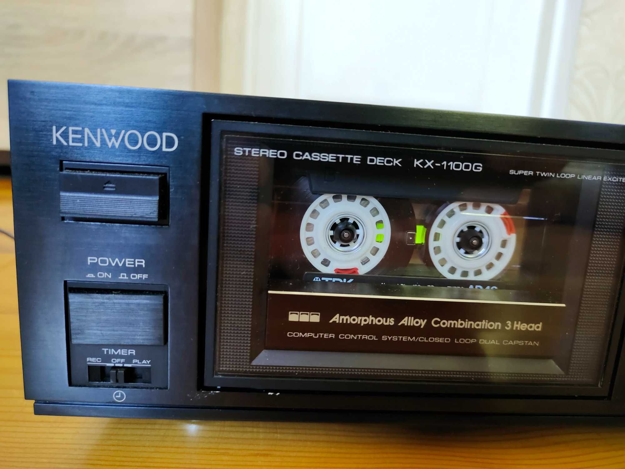 Кассетная дека Kenwood KX-1100G. 3Head. Легенда