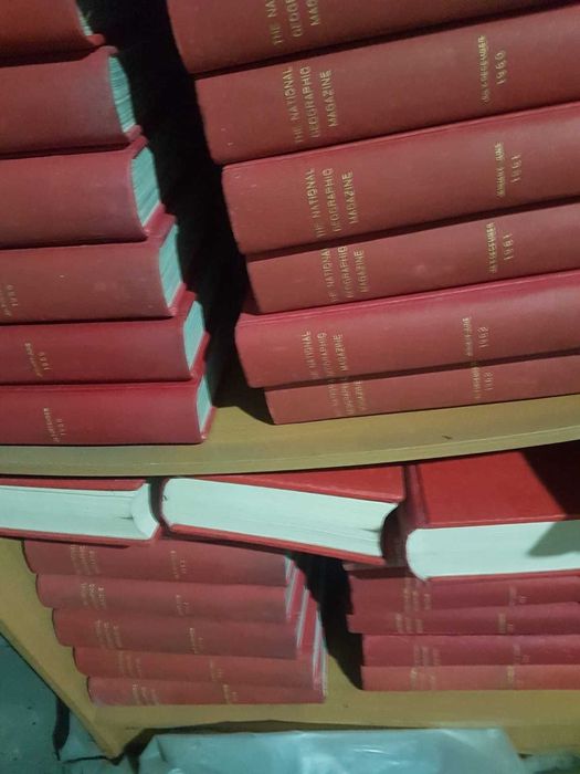 Revistas National Geographic encadernadas