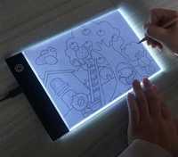 Световой планшет формат А5 для рисования и копирования LED Light Pad.