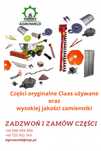 Kombajn Claas New Holland jD  czesci nowe i uzywane