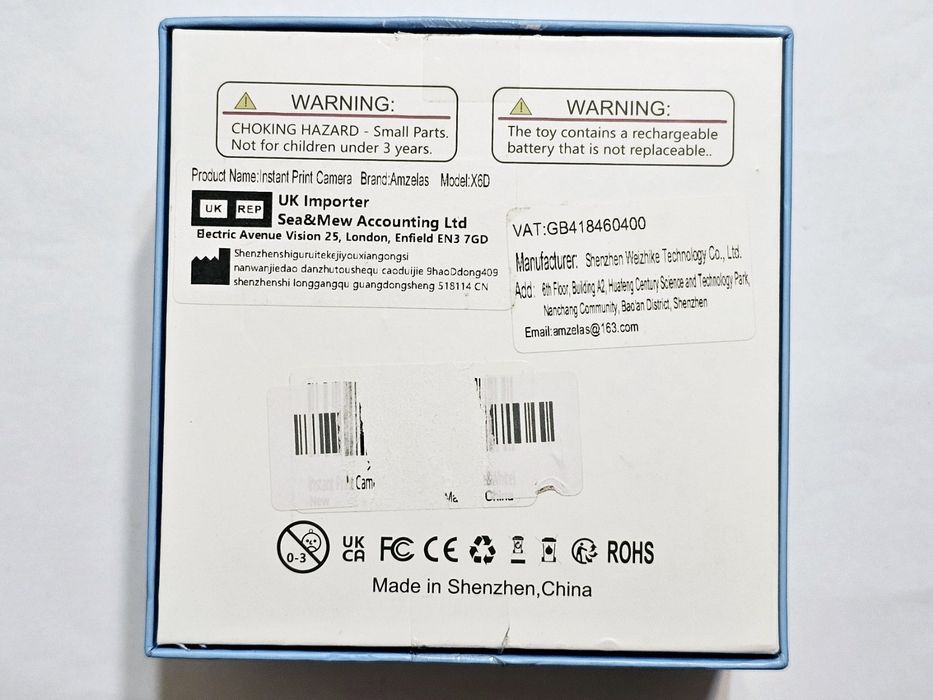 Фотопринтер термічний Amzelas X6D 32гГб