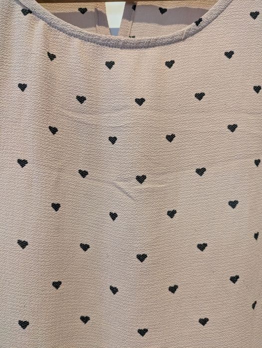 Bluzka Reserved pudrowy róż 42 44 w serca