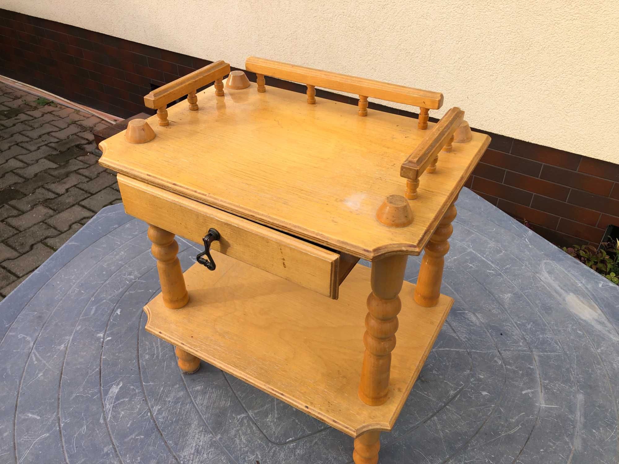 szafka stolik drewniany tanio