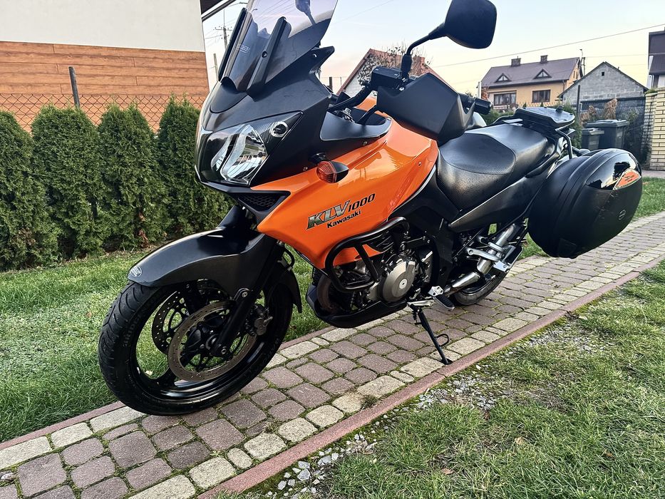 Kawaski KLV1000 jak DL1000 V-Strom