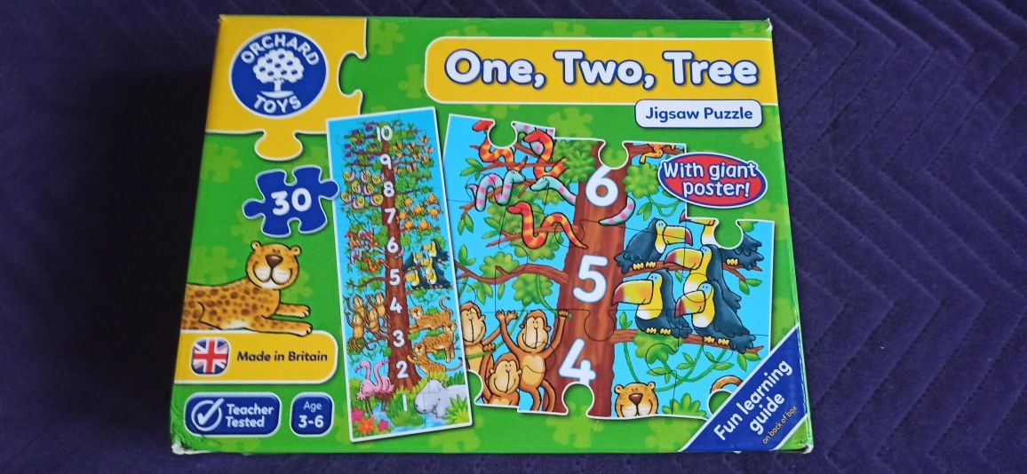 Puzzle One, Two, Tree - układanka dla dzieci