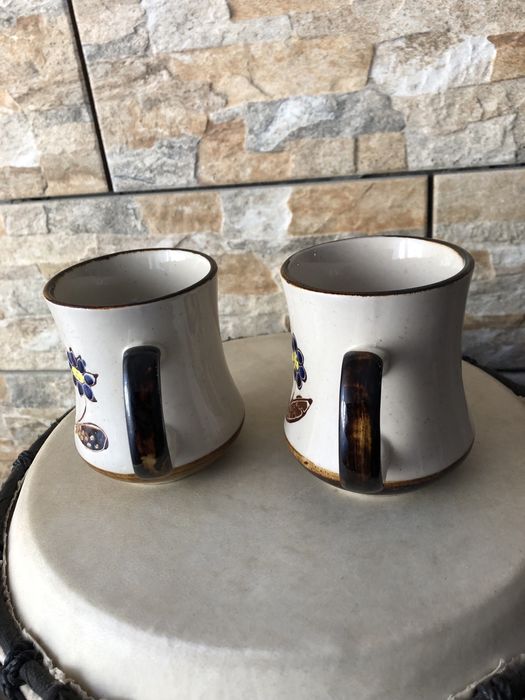 Zestaw 2 kubkow Foreign recznie malowane