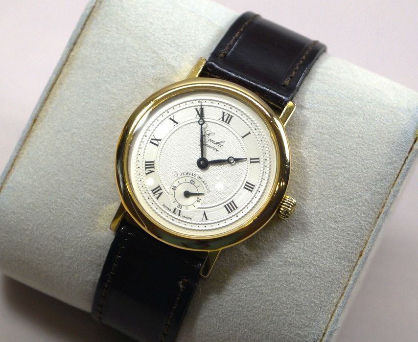 EMKA GENEVE zegarek naręczny mechaniczny, SWISS MADE, PRL