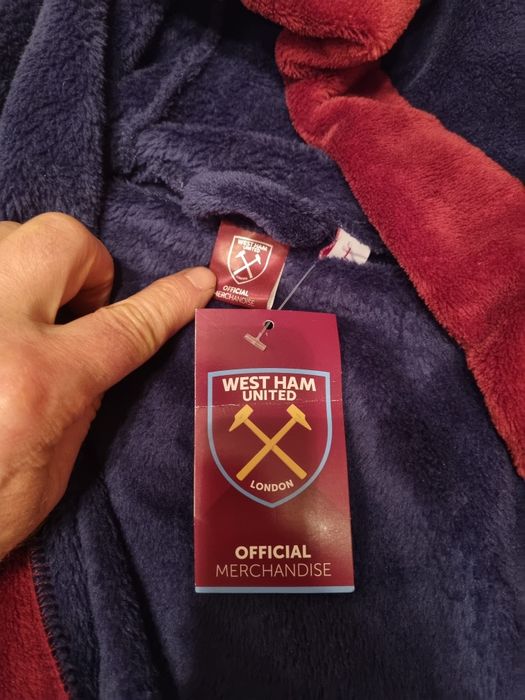 Флисовый клубный халат