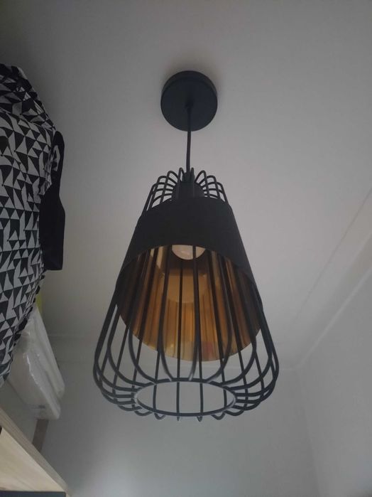 Conjunto de luminárias de teto