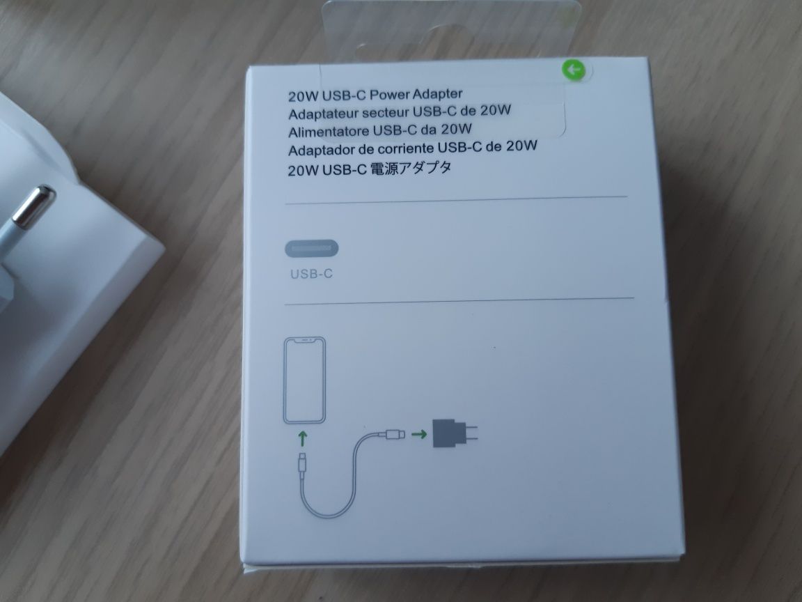 Ładowarka USB-C 20W Power Adapter do iPhone NOWY Kostka Zasilacz