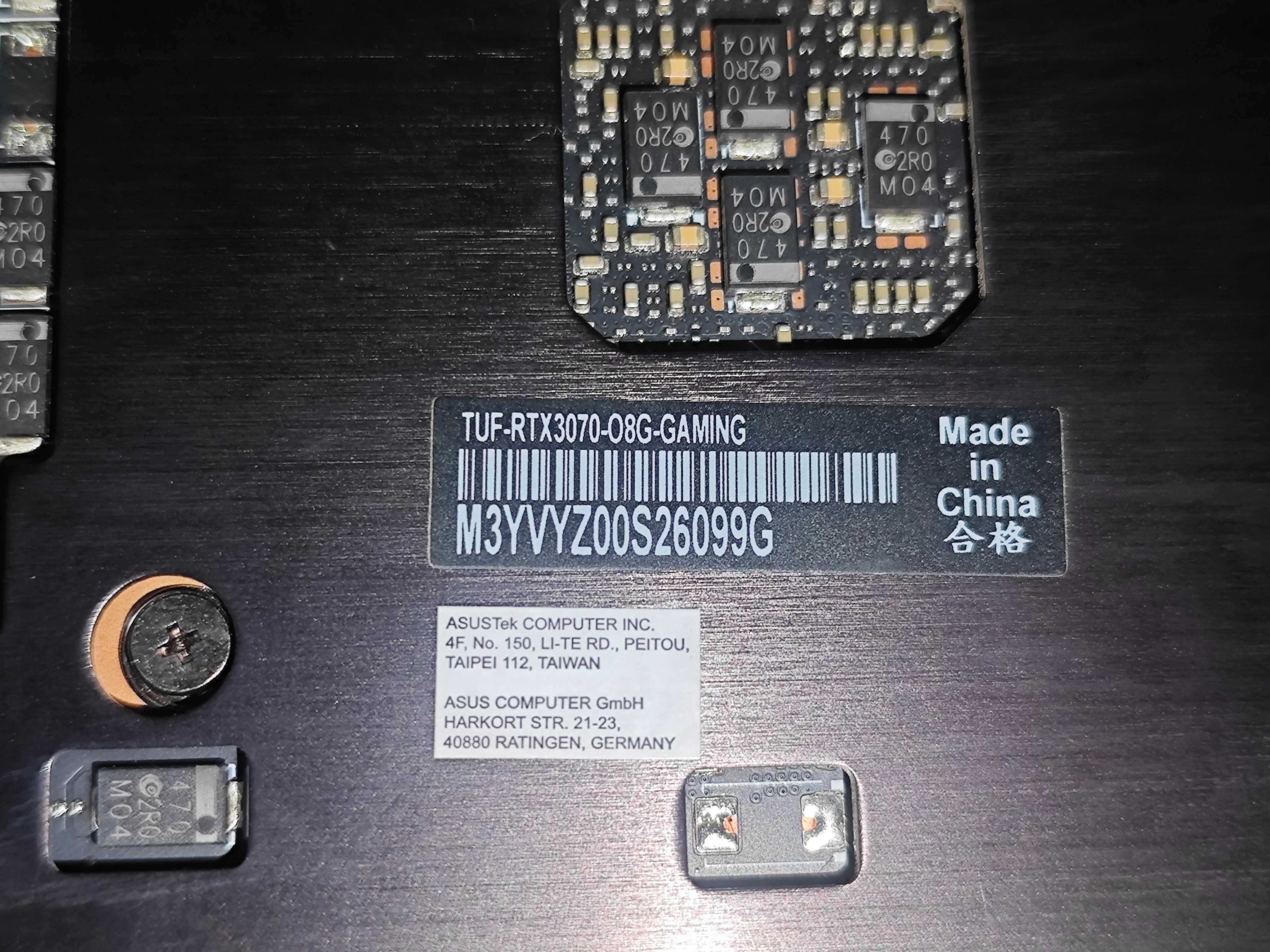 Відеокарта ASUS TUF RTX 3070 8GB GAMING