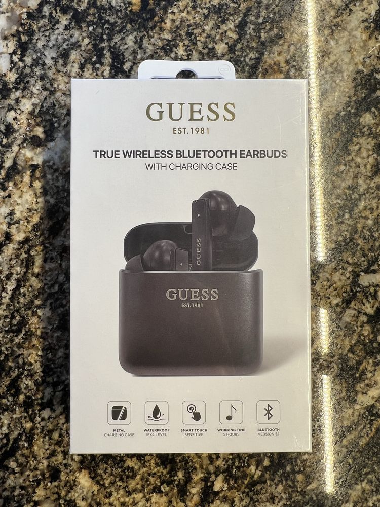 Oryginalnie zapakowane słuchawki bezprzewodowe Guess (cena patrz opis)