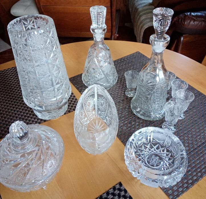 Kryształy PRL zestaw