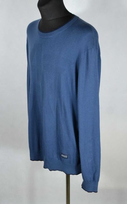 ARMANI EXCHANGE AX Sweter Męski XXL Bawełna Kaszmir Oryginalny