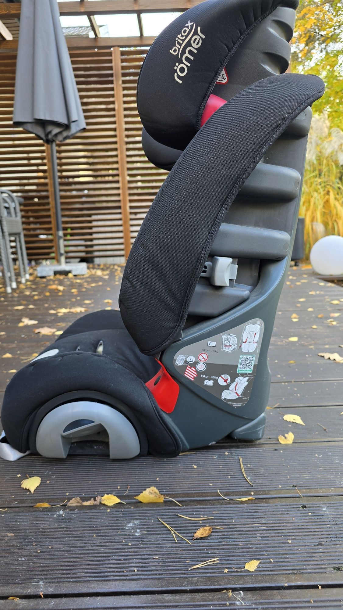 Fotelik samochodowy Britax Romer EVOLVA 1-2-3 PLUS 9-18kg + 15-36kg