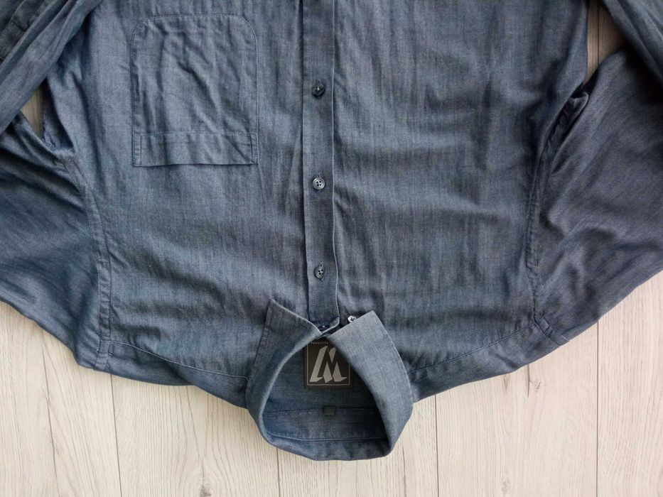 M, Wólczanka, koszula męska, kolor jeansu