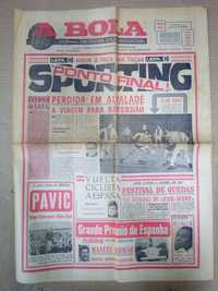 Jornal - A BOLA - 25 de Abril 1974 - Sporting