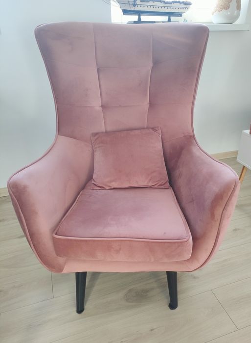 Piękny fotel uszak salon sypialnia dzieci stan bardzo dobry czys