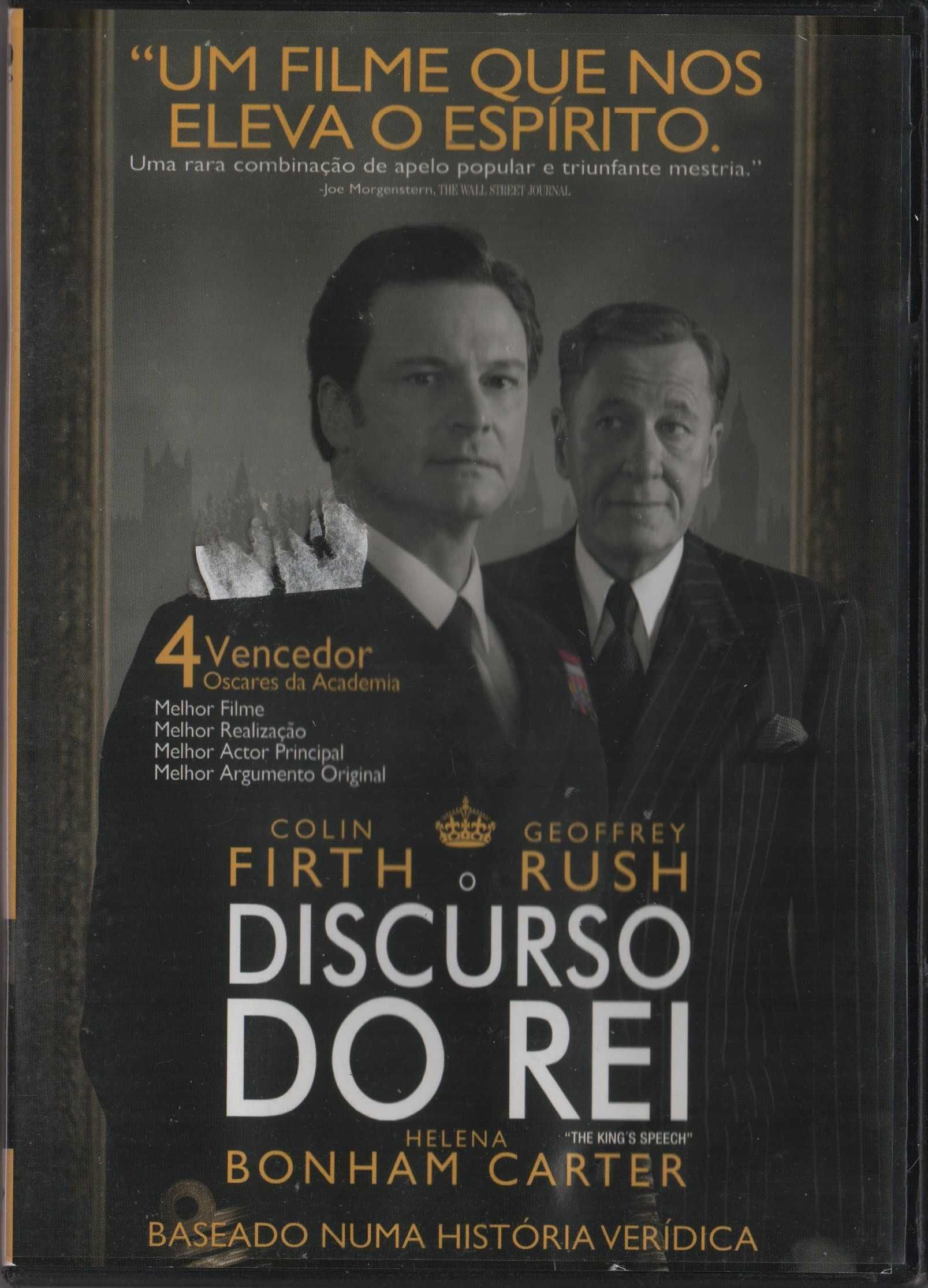 Dvd O Discurso do Rei - drama - Colin Firth/Geoffrey Rush