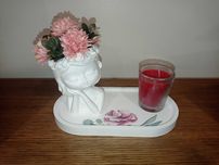 Conjunto menina gesso perfumado