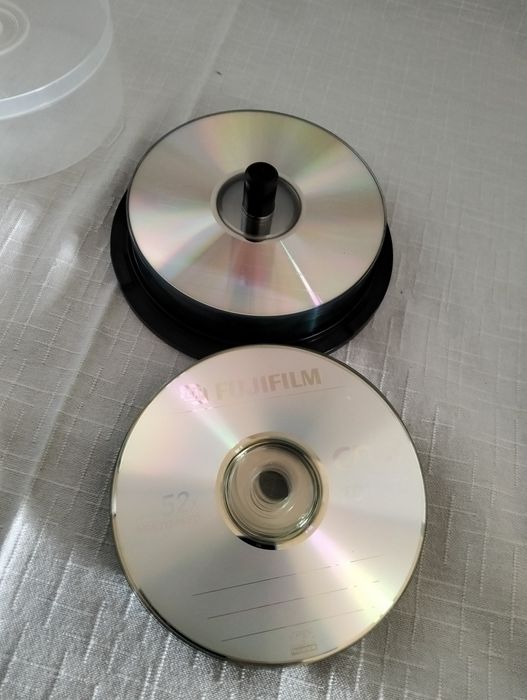 Discos CD-R Fujifilm e Verbatim