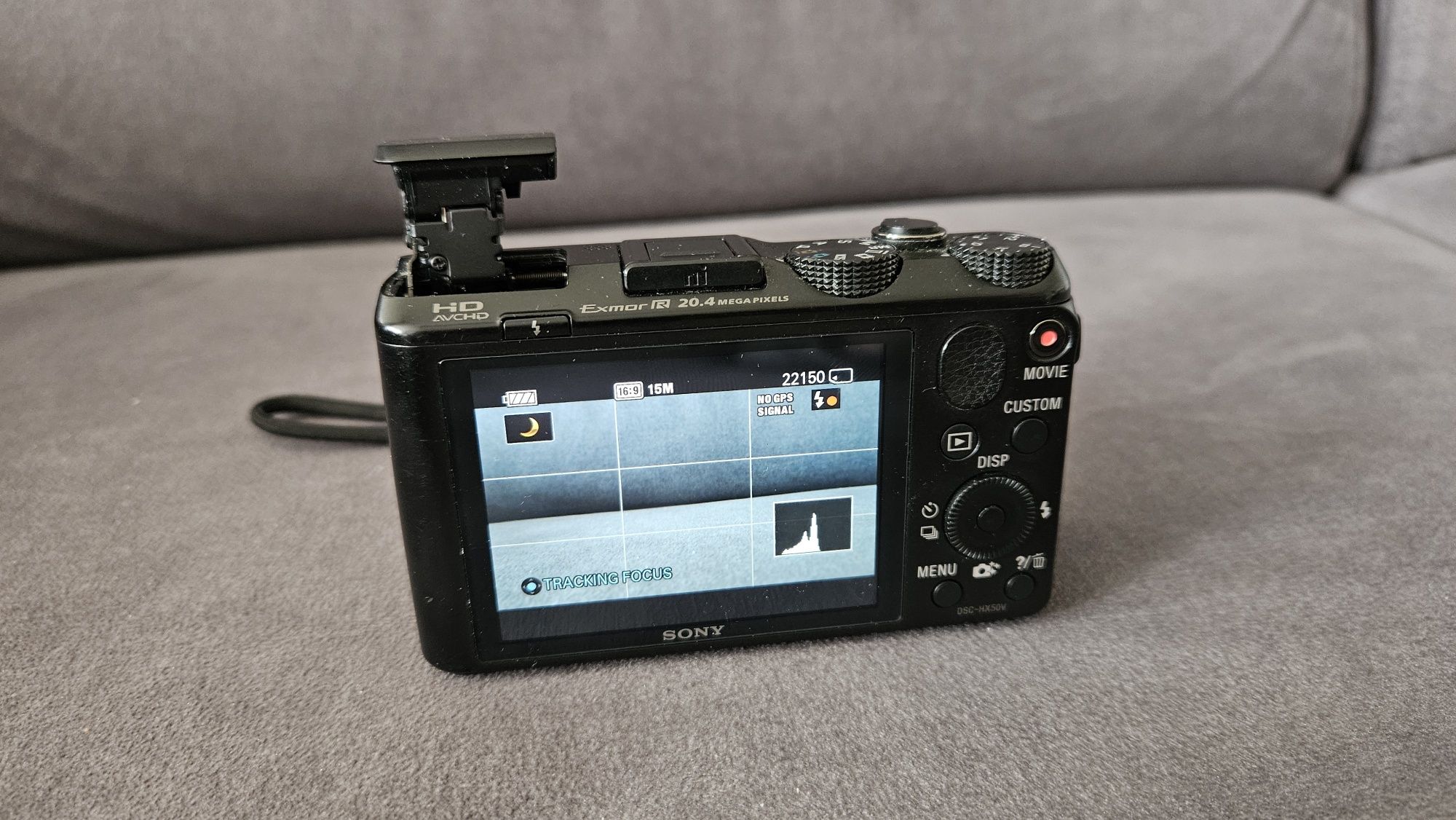 Aparat fotograficzny Sony DSC-HX50V , GPS, Wi-Fi, 30×zoom optyczny
