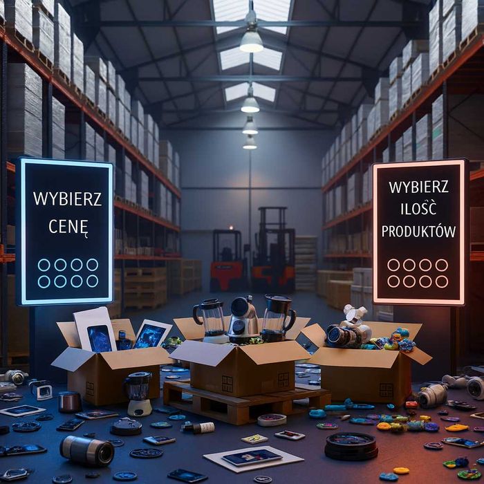 Mystery Box Paczka Niespodzianka Zwroty Amazon Klasa AB MIX Produktów