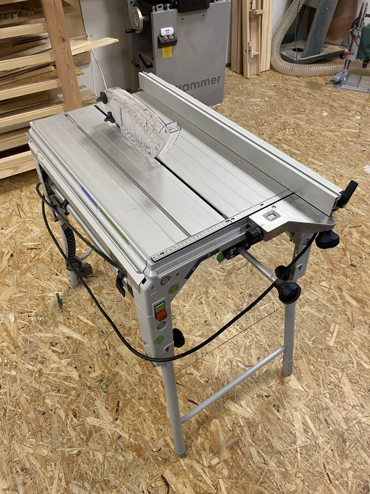 Pilarka stolikowa Festool CS 70 Precisio 2 przykładnice 3 tarcze