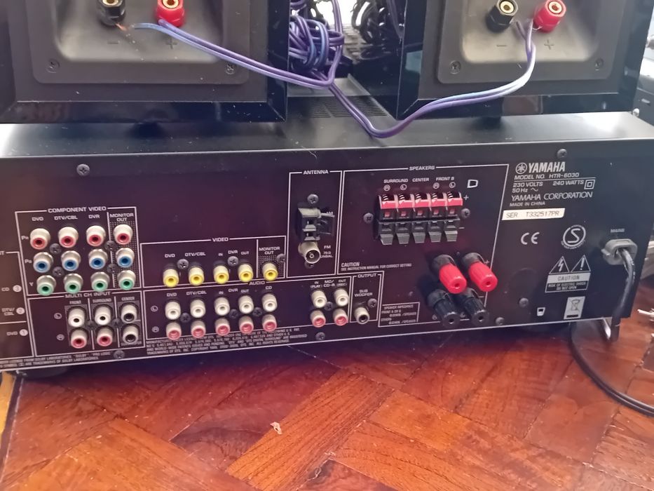 Amplituner Yamaha HTR 8030 + głośniki