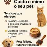 Cuido e Mimo do seu Pet!