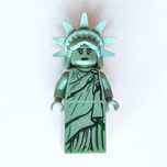 Lego Minifigurka 8827 col06-4 col084 Lady Liberty/Statua wolności