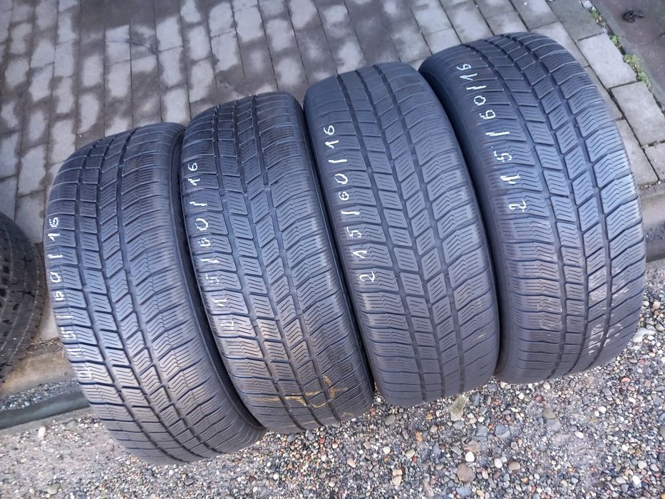 4x Opony Używane Zimowe 215/60R16 Barum
