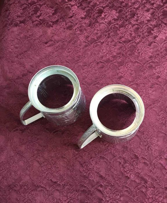 Алюминиевые подстаканники "Уральские сказы" ссср