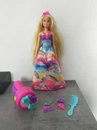 Lalka Barbie zakręcone pasemka włosy