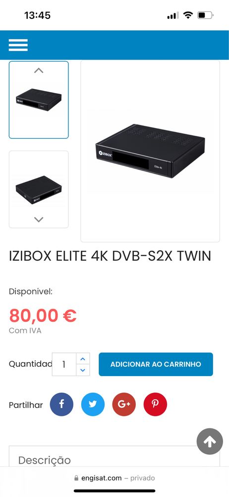 Izibox Elite 4K Satelite