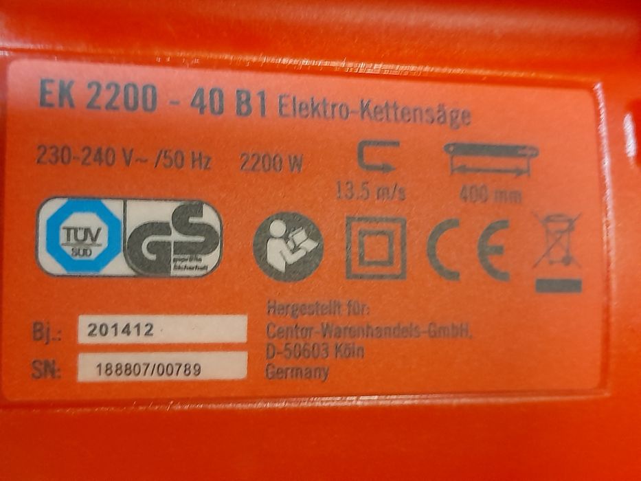 Електро пила ланцюгова 2200wt.