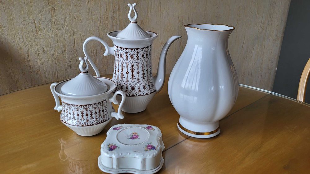 шкатулка ваза кофейник Барановка