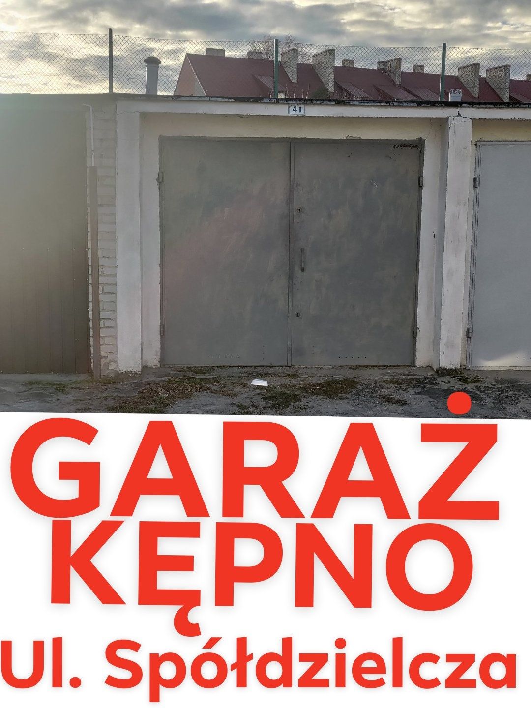 Garaż murowany Kępno ulica spółdzielcza 15,8m kw