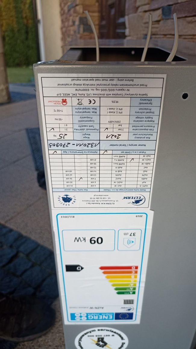 Kocioł elektryczny Elterm Pułkownik 3/6/9 kw