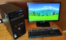 Zestaw Komputerowy Plus monitor HP