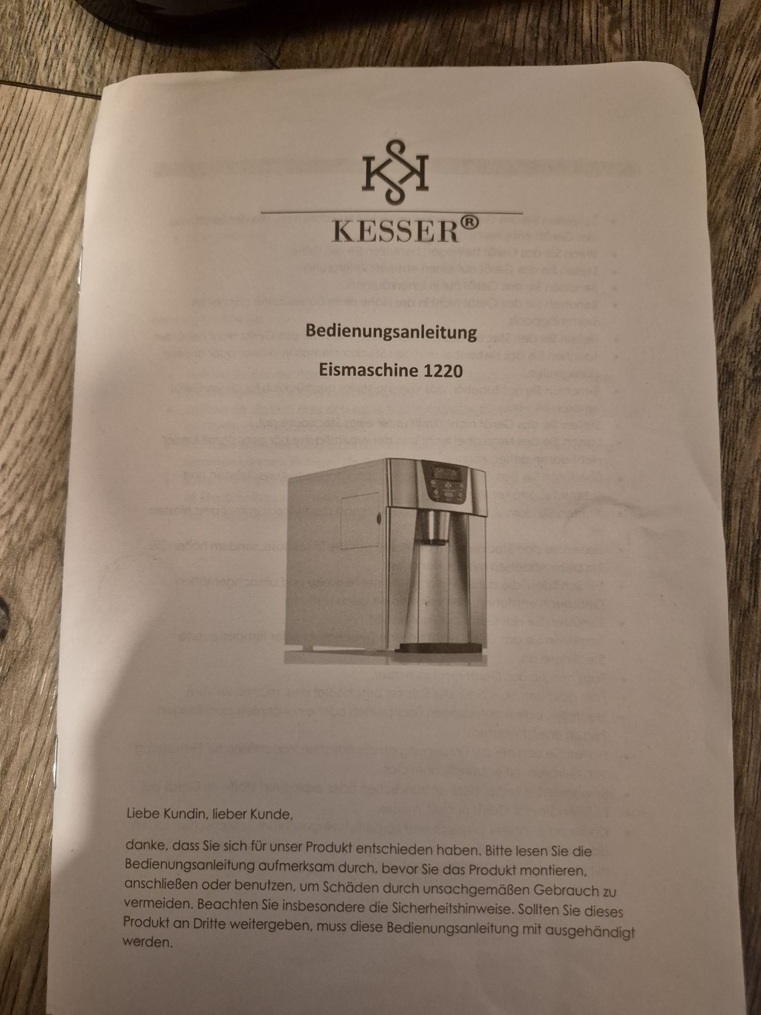 Kostkarka do lodu 12kg/24h srebrna/szara 100 W 2 ROZMIARY KOSTEK