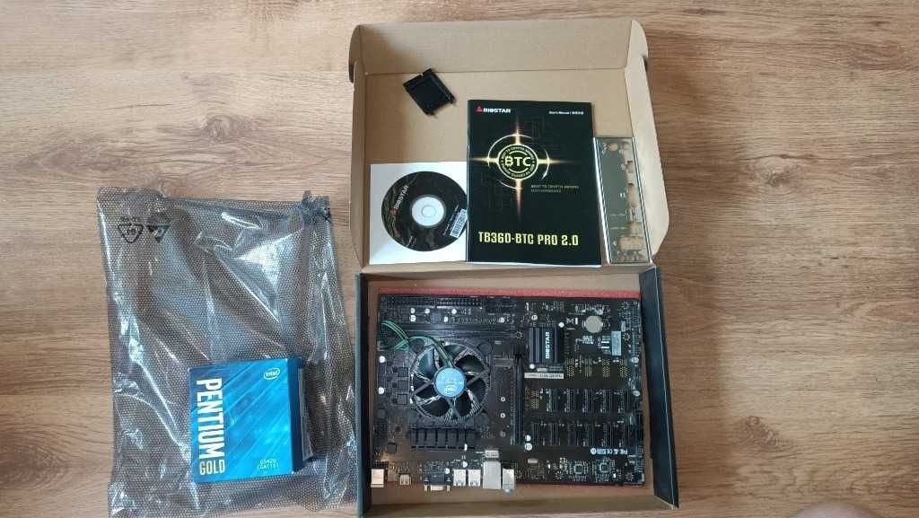 Płyta główna  •  Biostar TB360-BTC PRO 2.0 + Intel Pentium Gold G5420