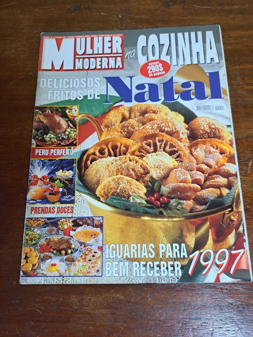 Revistas Mulher Moderna  na Cozinha